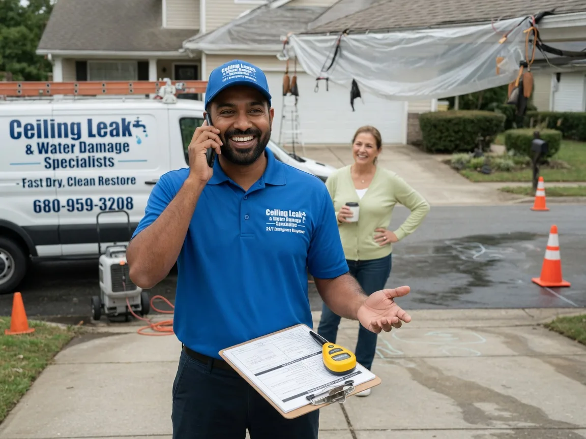 Ceiling Leak Cleanup Port Allen, LA FAQs